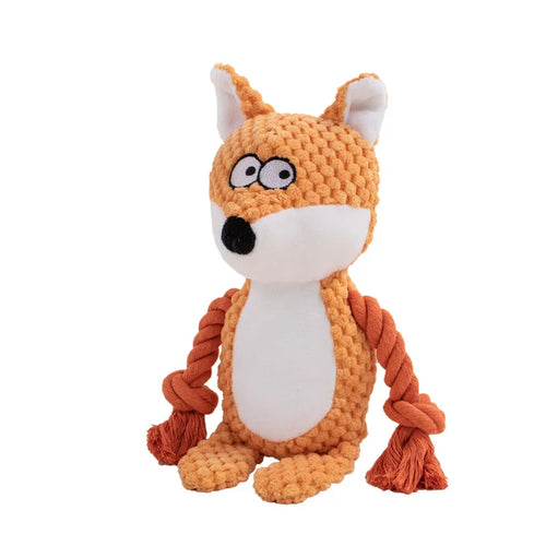 Soft stuffed elephant dog toy from AliExpress, small plush interactive toy designed for small dogs with indestructible bite durability.