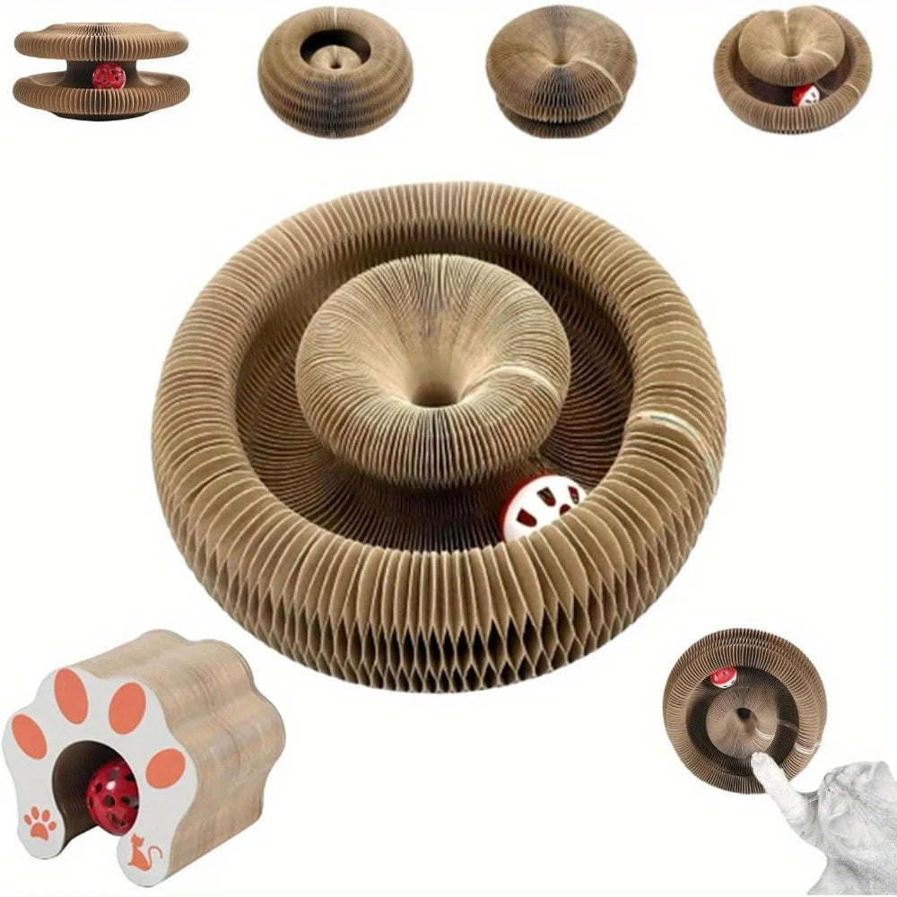 Interactive Magic Organ Cat Scratchers board by AliExpress, featuring colorful, engaging design for cats to scratch and play.