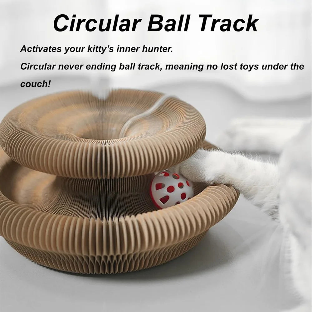 Interactive Magic Organ Cat Scratching Board by AliExpress, fun and durable cat scratcher and toy for scratching and play.