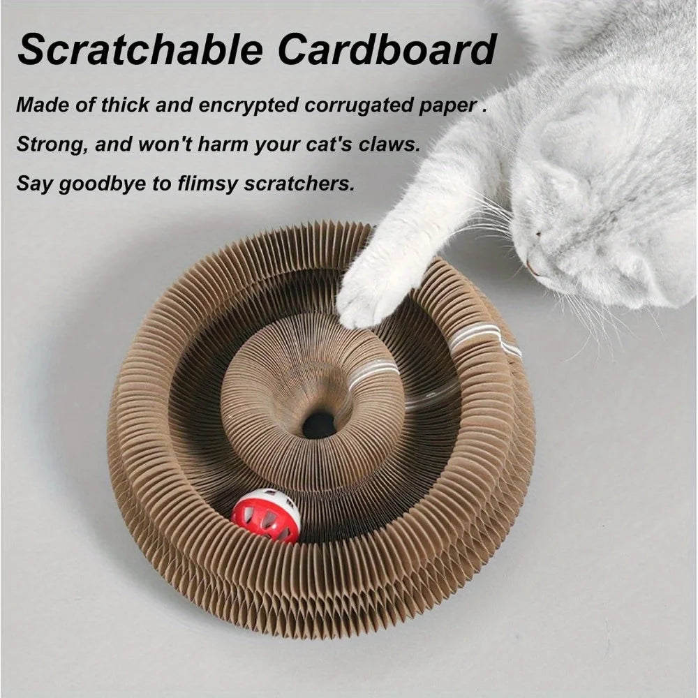Interactive Magic Organ Cat Scratching Board by AliExpress, fun and durable cat toy with multiple scratching surfaces and colorful design