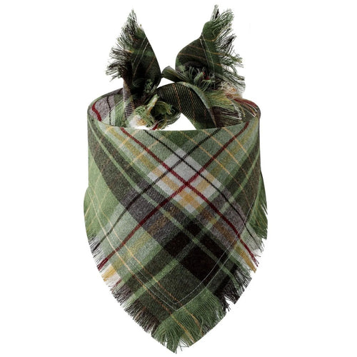 Plaid tassel dog bandana and pet triangular scarf, suitable for dogs and cats, made of soft fabric, stylish pet apparel.