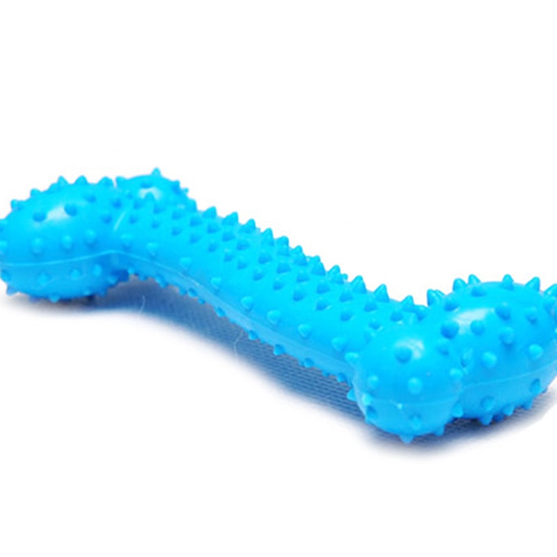 Red indestructible chew toy for small dogs, durable and suitable for aggressive chewers, designed for small dog play and training.