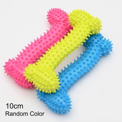 Red indestructible dog chew toy for small dogs, durable and suitable for aggressive chewers, from AliExpress.