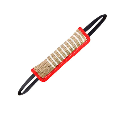 Green Jaoseko dog bite rods from AliExpress, durable dog training toy for grinding teeth and chewing, made of sturdy material.