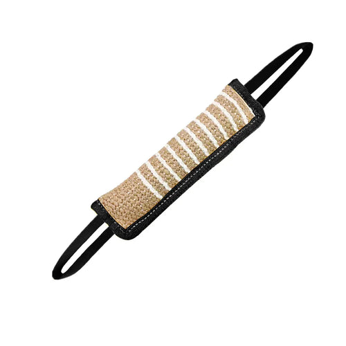 Green Jaoseko dog bite rod toy for training and teeth grinding, designed for dogs to chew and improve dental health.