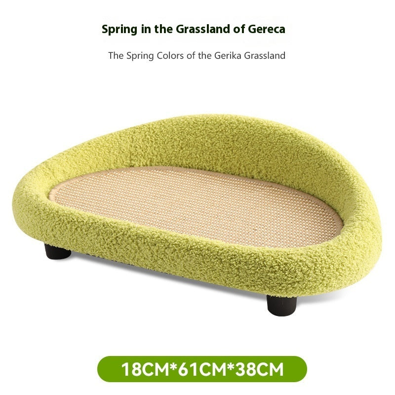 Cat Scratch Board Cat Sofa Cat Nest Integrated Sisal Anti-dandruff Scratch-resistant Cat Claw Grinding Artifact