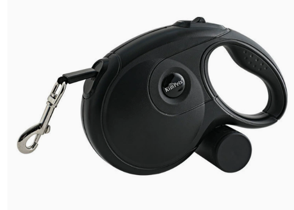 Blue Brandywines Time automatic retractable leash for household pets, 5 meters long, with a standard design.