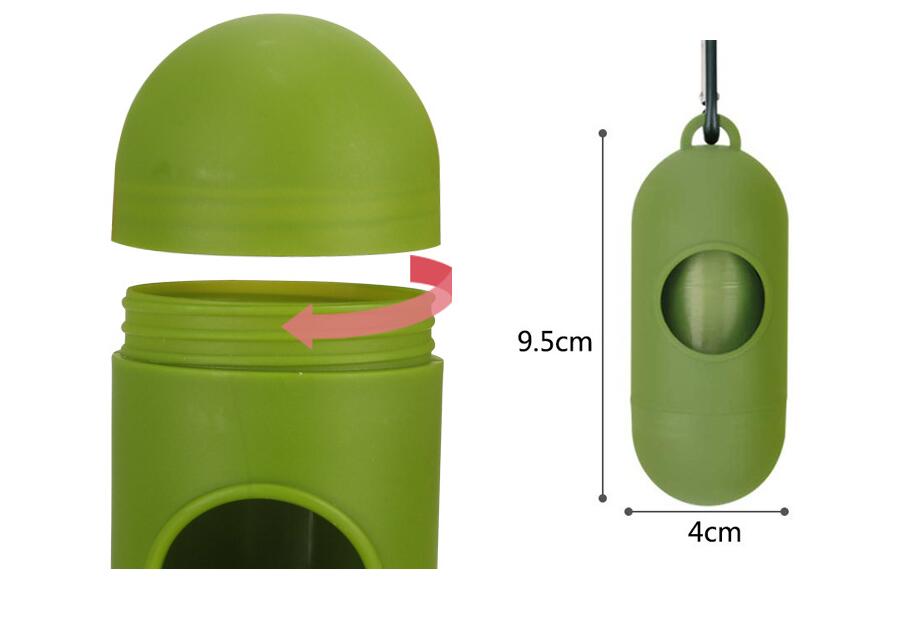 Black biodegradable eco-friendly pet waste bags from Brandywines Time, 20-roll pack for convenient pet waste disposal.