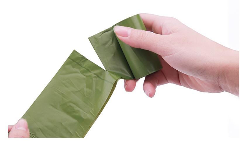 Black biodegradable eco-friendly pet waste bags from Brandywines Time, shown in 20-roll pack for pet supplies.