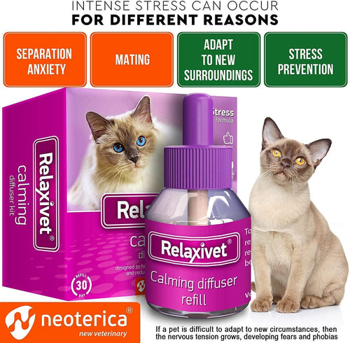 Brandywines Time cat calming diffuser pack with two plug-in units for pet anxiety relief and feline pheromone calming.