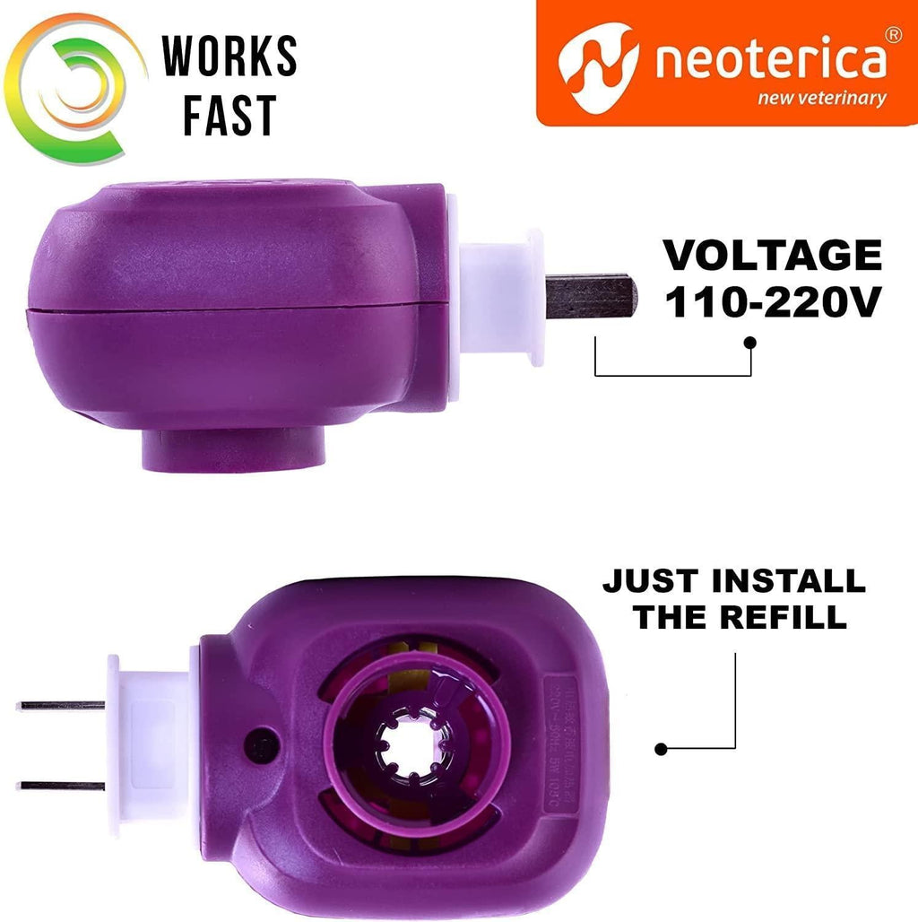 Brandywines Time cat calming diffuser plug-in for pet anxiety relief, featuring pheromones, shown in a 2-pack for feline calmness.