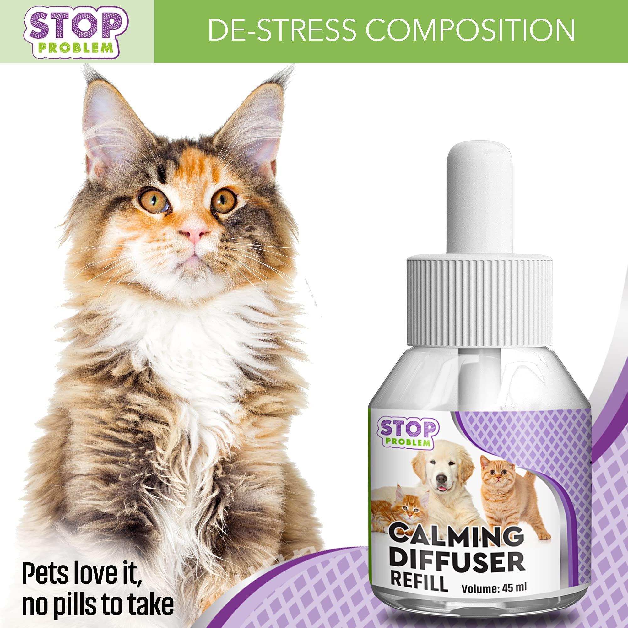 Brandywines Time cat calming diffuser releasing feline pheromones for stress relief and anxiety reduction in pets.