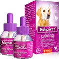 Brandywines Time dog calming pheromone diffuser refill 2-pack, designed to reduce anxiety in pets, improved in Germany.