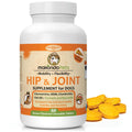 Dog hip and joint supplement by Brandywines Time with glucosamine, turmeric, chondroitin, and MSM for healthy mobility.