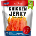 Brandywines Time chicken jerky dog treats, grain-free organic pet snacks, 1.5 lb, human-grade meat for dogs.