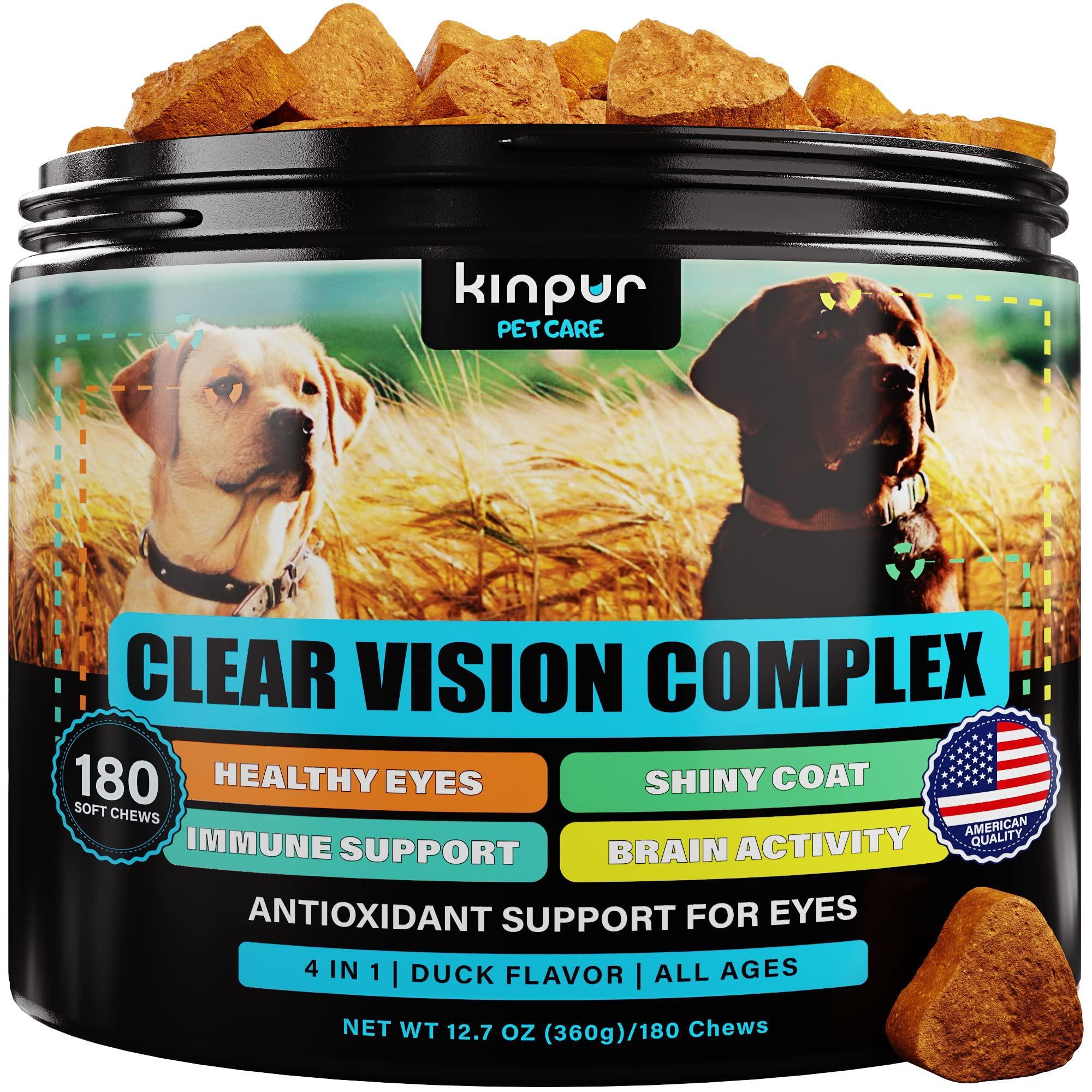 Brandywines Time dog eye vitamins supplement for tear stains, featuring duck flavor and eye care for dogs.