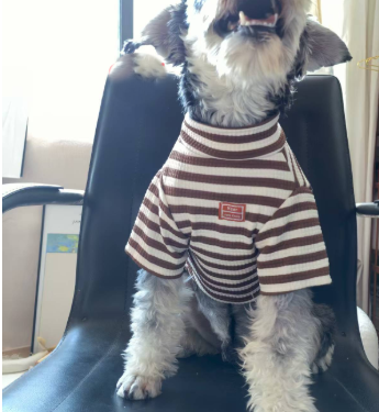 Brandywines Time lightweight summer pet apparel for small dogs in brown, designed for comfort and style during warm weather.