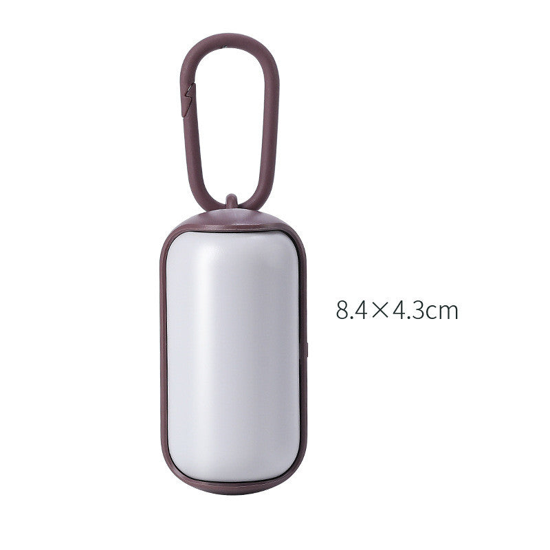 Grey portable dog toilet picker and pet litter box from Brandywines Time, ideal for travel and easy pet cleanup.