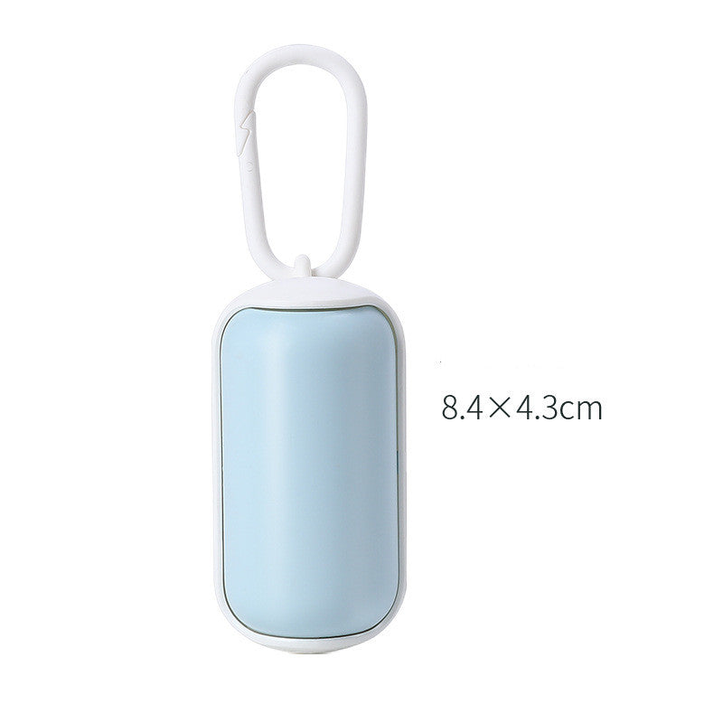 Portable Brandywines Time dog toilet picker and pet litter box, travel-friendly cleanup tool in grey and coffee colors.