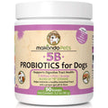 Dog probiotic powder for puppies by Brandywines Time, featuring 5 billion CFU and 9 strains for digestive health.