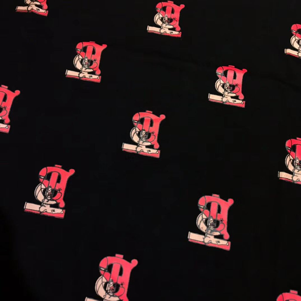 Black summer full print pet vest for small dogs by Brandywines Time, featuring vibrant floral design and comfortable fit.
