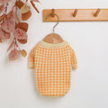 Orange Dibi Bear pet sweater for dogs and cats in XL from Brandywines Time, perfect for autumn and winter warmth.