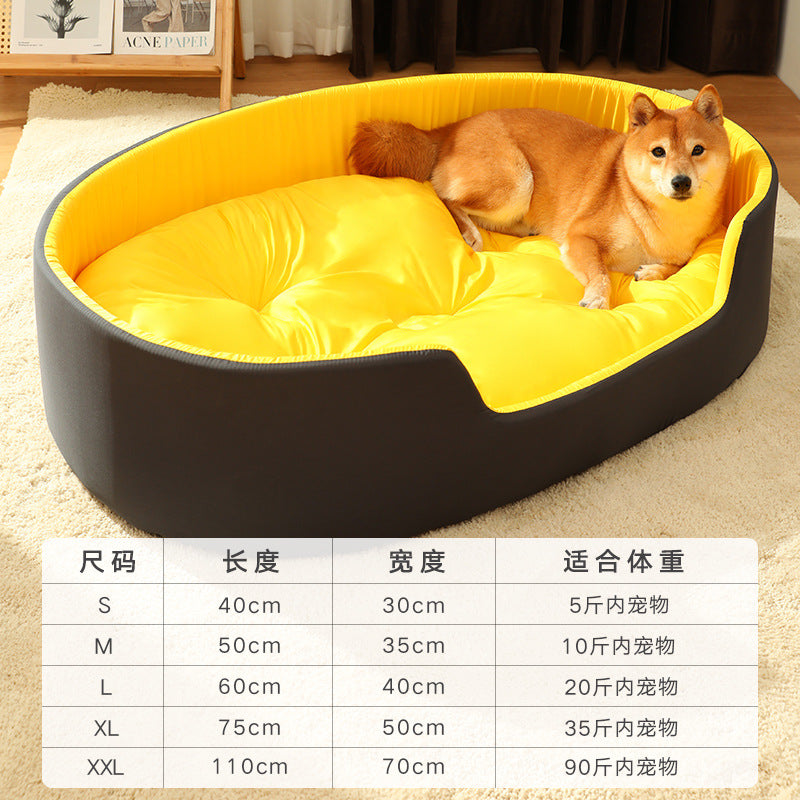 Green washable dog bed cover by Brandywines Time, removable and designed for universal pet beds.