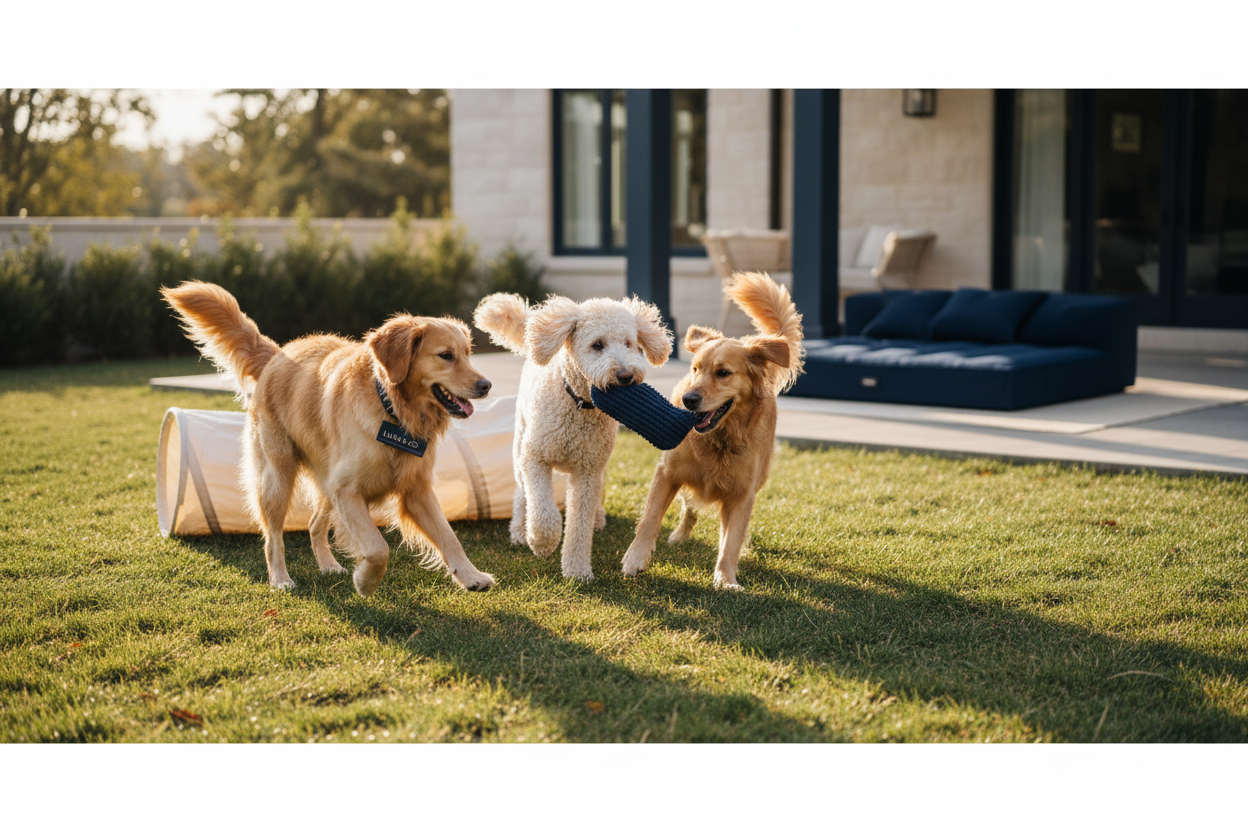 Dogs Playing