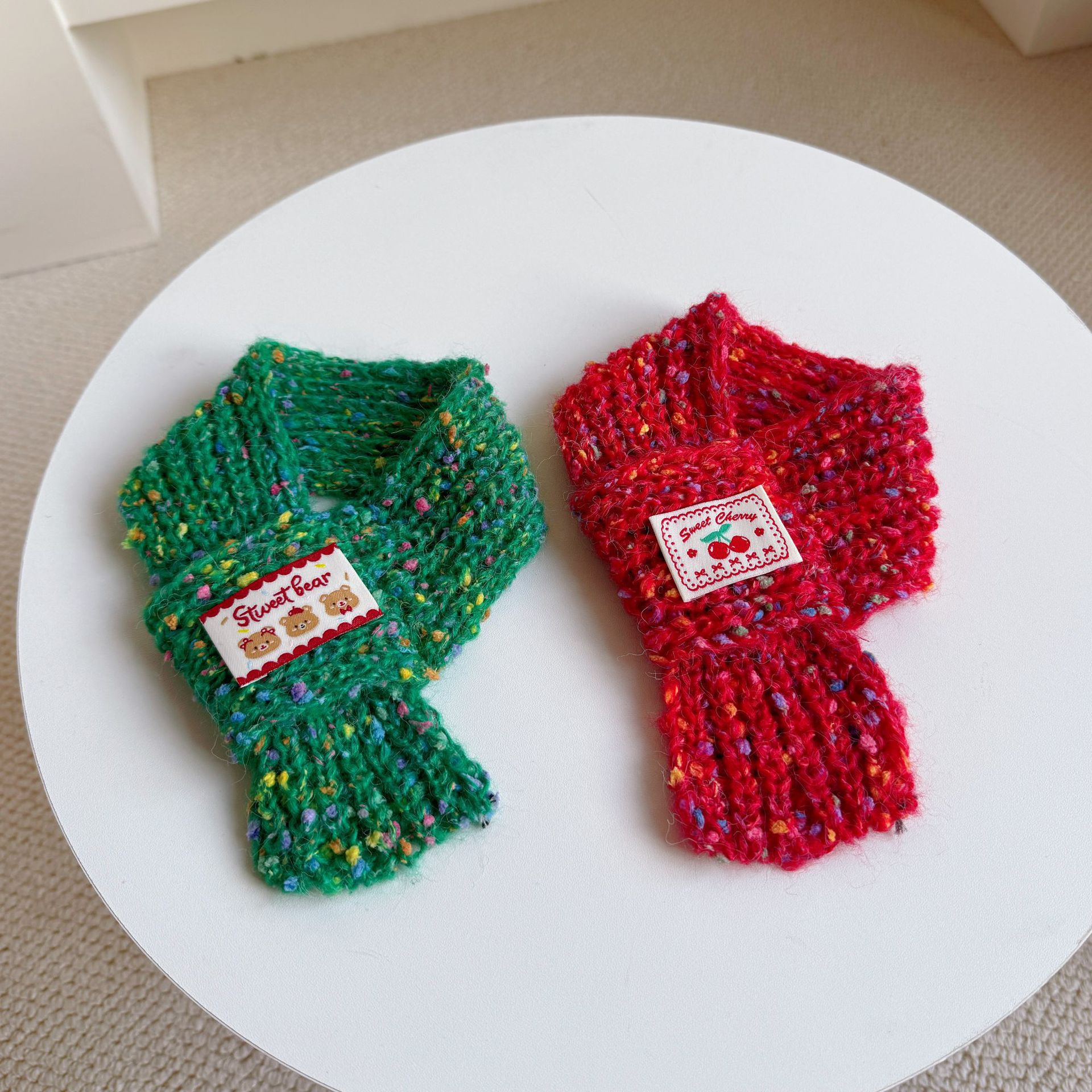 Knitted Warm Bib And Saliva Towel For Dogs