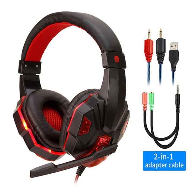 Led Light Gamer Headset – Wired Performance for Ultimate Gaming Experience