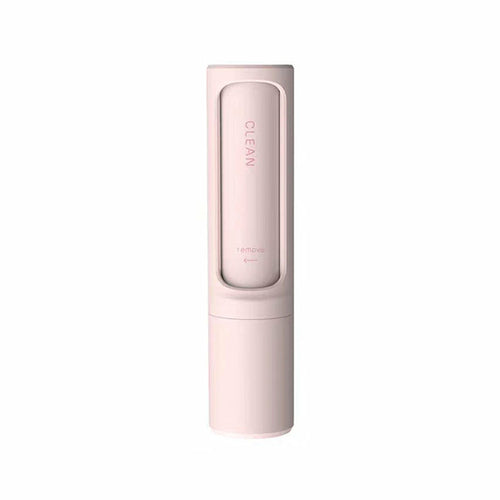 Maroon Asteria 2-in-1 reusable pet hair remover brush and lint roller, portable pet supplies for hair removal.