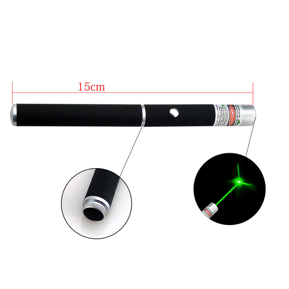 Puce Gaia 3-pack laser pointer pen set with green, blue, and red beams, ideal for cat toys and interactive play.