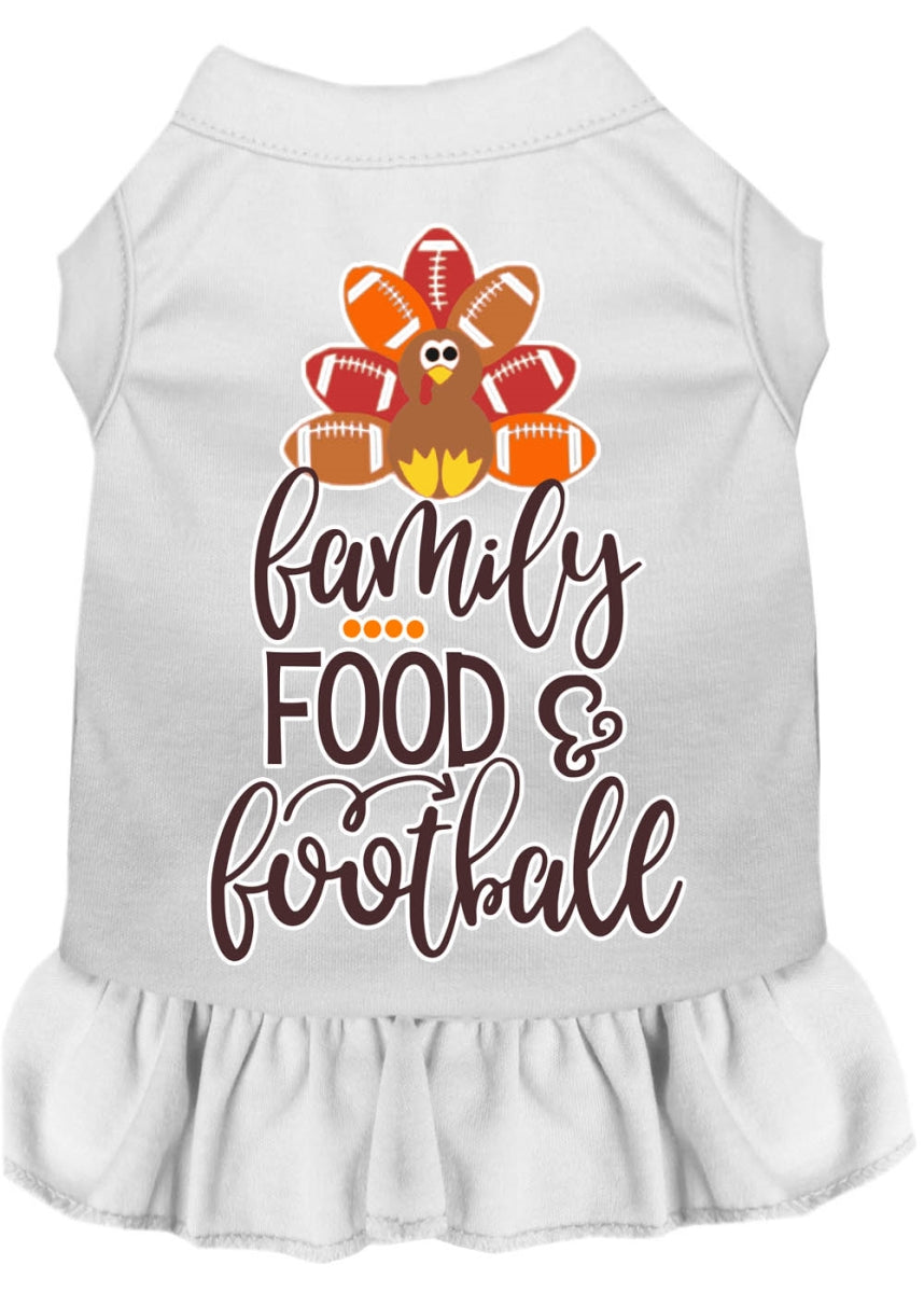 Rose Chloe Family Food Football dog shirt with screen print design, pet apparel for dogs, by Brandywines Time.