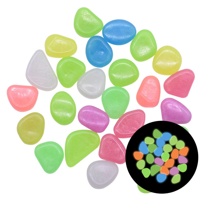 Glow in the Dark Pebbles for Enchanting Garden Decor