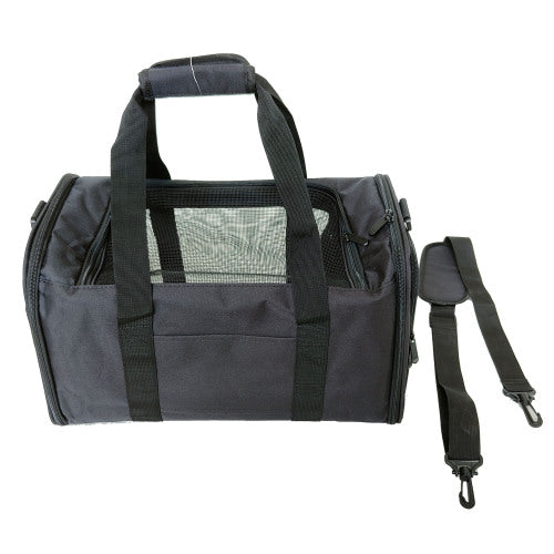 Teal Simba pet backpack carrier for cats and small dogs, featuring breathable mesh sides and adjustable straps for comfortable transport.