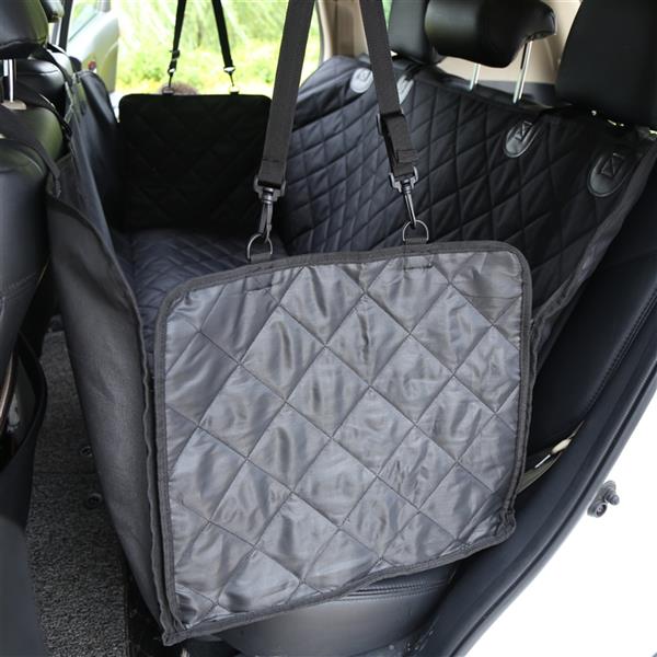 Teal Simba waterproof dog car seat cover, travel-friendly, protects car seats from pet hair and dirt during car rides.