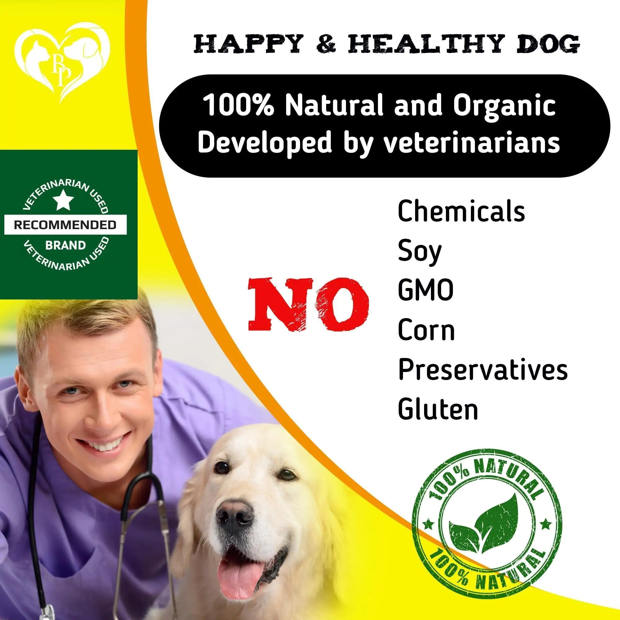 Dog Allergy Relief Chews for Itchy Skin and Hot Spots with Omega-3